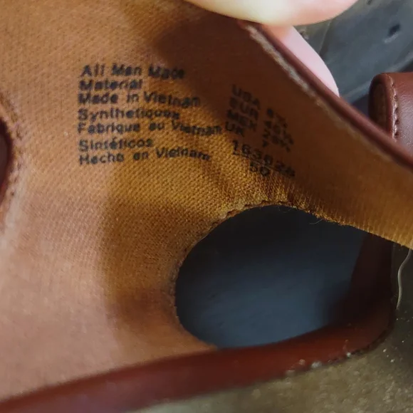 Brown American Eagle Wedge Heel Sandals Size 8.5 - Picture 5 of 5